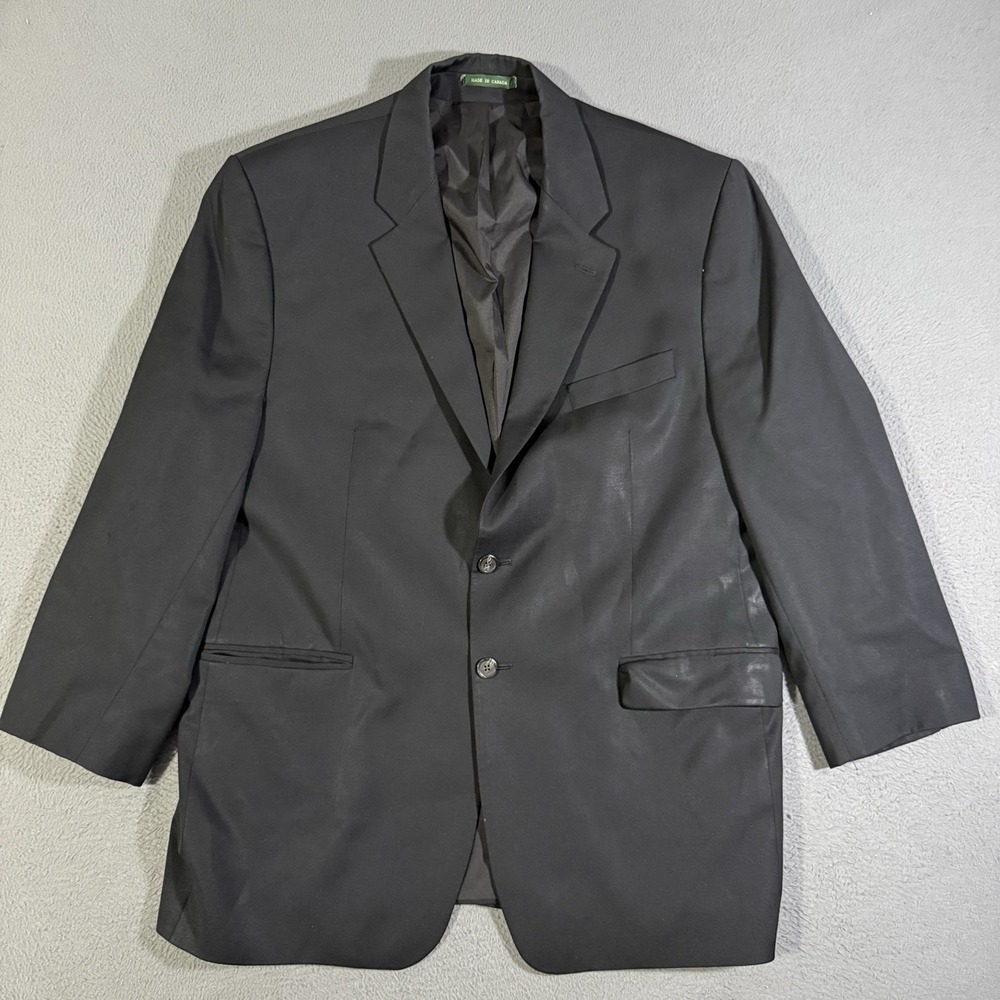 Lauren Ralph Lauren Black label Men's Blazer Two Button Black Wool Slim Fit 46R